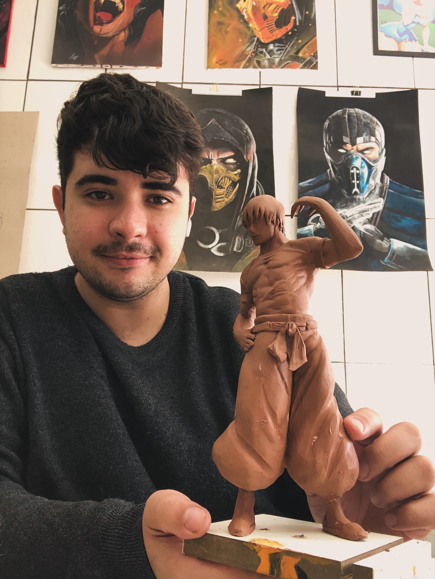 Professor Leandro Dias no Deh Artes Estúdio